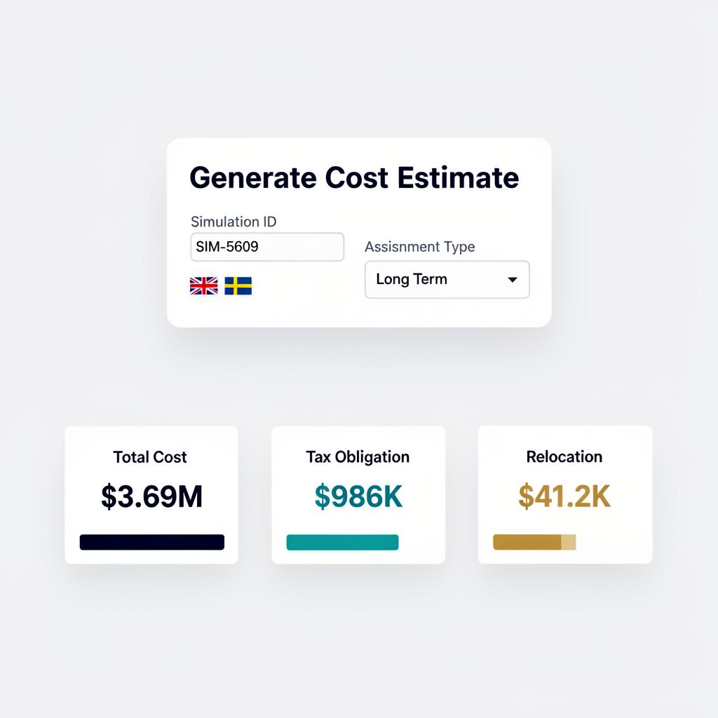Know the cost before you commit dashboard